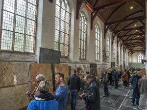 Alle inzendingen van de vakwedstrijd konden door de bezoekers worden bewonderd in de Martinikerk.